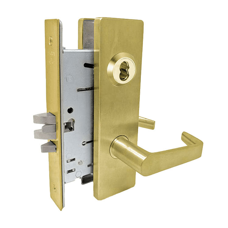 Falcon MA441 DN Classroom Security Mortise Lock, Dane Napa Lever,