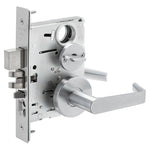 MA531 DG Apartment Entry/Apartment Corridor Mortise Lock, Dane Lever, Gala Rose