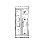 FBRK-2 Flush Bolt Strike Reinforcement Kit