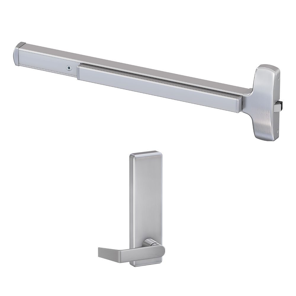 Falcon 25RLDT Panic Bar Rim Exit Device with Dummy Lever