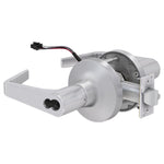 TM881B Extra Heavy-Duty Cylindrical Electrified Storeroom Lever Lock, Electrically Unlocked (EU- Fail Secure), SFIC Prep