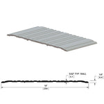 448S Saddle Threshold – 10″ Wide x 1/4″ High – Mill Finish Aluminum