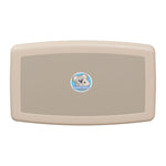 KB300-00 Beige Horizontal Surface-Mounted Baby Changing Station