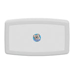 KB300-05 White Granite Horizontal Surface-Mounted Baby Changing Station