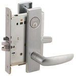 L9080P 07L Storeroom Mortise Lock, 07 Lever, L Escutcheon