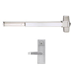 M9900 x MESC600A Panic Rim Exit Device with Entry Escutcheon Lever Trim