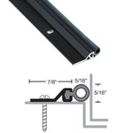 160VDKB Jamb Perimeter Weatherstrip Set – Vinyl x Dark Bronze Aluminum