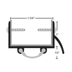 19V Door Bottom Shoe with Rain Drip