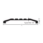 211 Saddle Threshold - 3" Wide x 3/8" High