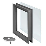 LoPro Lite Kit Pack with 3/16" Clear FireLite® NT, 90 to 180 Minute Fire-Rated Safety Glass