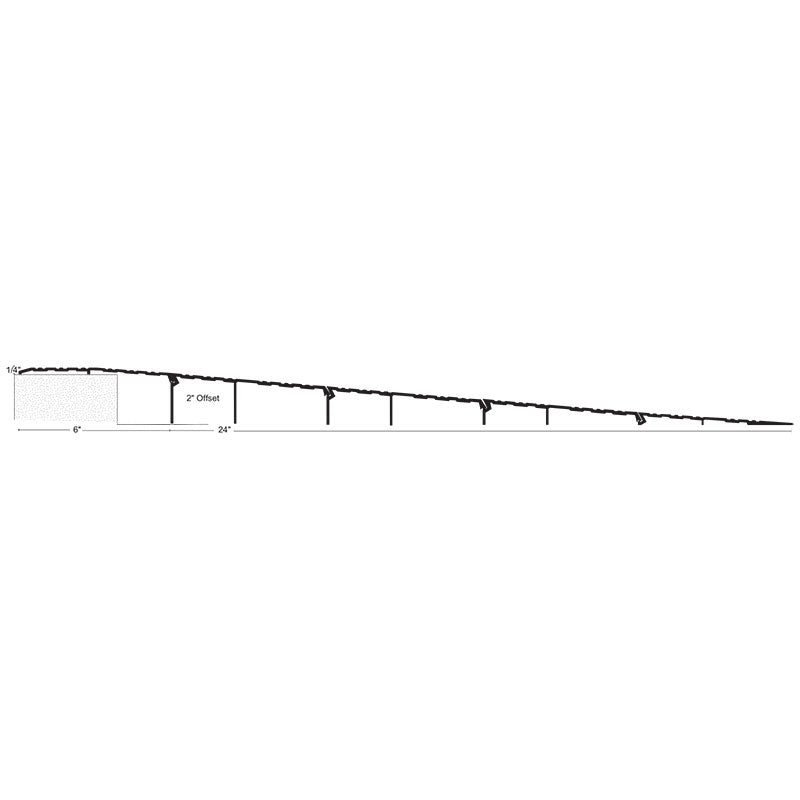 Interlink Ramps Female NGP RO200 ADA Compliant Interlocking Ramp - 30