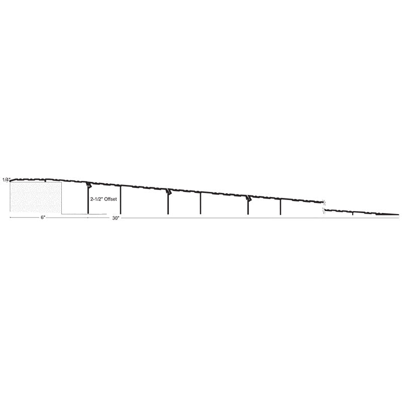 Interlock Ramp Band NGP RO250 ADA Compliant Interlocking Ramp - 36