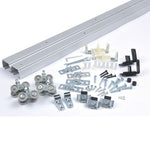 SLAL-250-BP-4DR Aluminum By-Pass Track System for 4 Doors