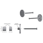 SLSS-DWS-8 Drywall Spacer Kit for 8' Track