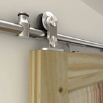 SLSS1-SC Top Mount Sliding Barn Door Track System with Soft Close