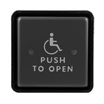 502 Square Push to Open x ADA Activating Door Switch, Flush Mount, Hardwired