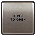 532 Square Push to Open Activating Door Switch, 6" x 6", Surface Mounted, RF (433MHz)
