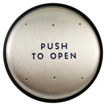 535 Round Push to Open Activating Door Switch, 6", Surface Mounted, RF (433MHz)