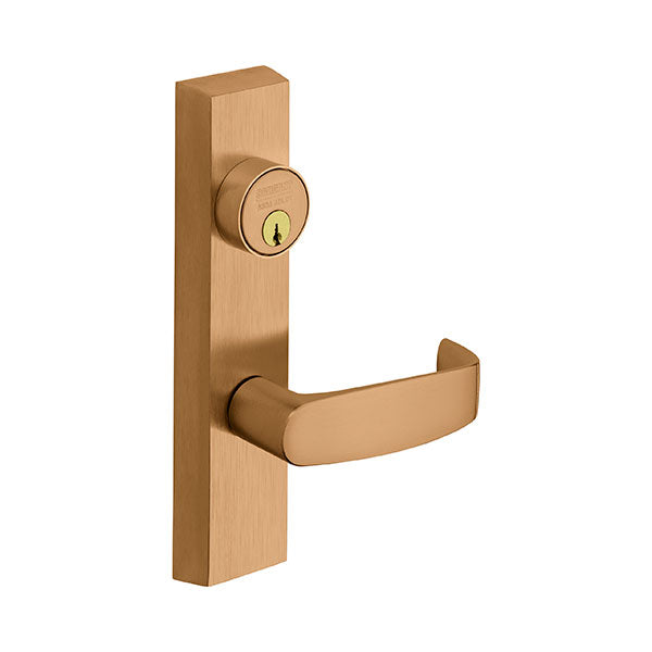 バックリップNuth'N Nyce Out The Gate 2002 Sargent P704 NEL Keyed Night Latch Lever Trim for PE80 Exit Devices