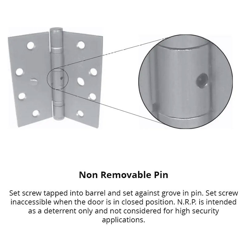 PBB BB51-4545 NRP 4.5 x 4.5 Five Knuckle Ball Bearing Hinges