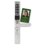 PDL1300 Pushbutton Trim for Narrow Stile Aluminum Doors with Prox Reader and Audit Trail