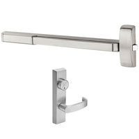 PE8804 NEL Panic Rim Exit Device with Night Latch Lever Trim
