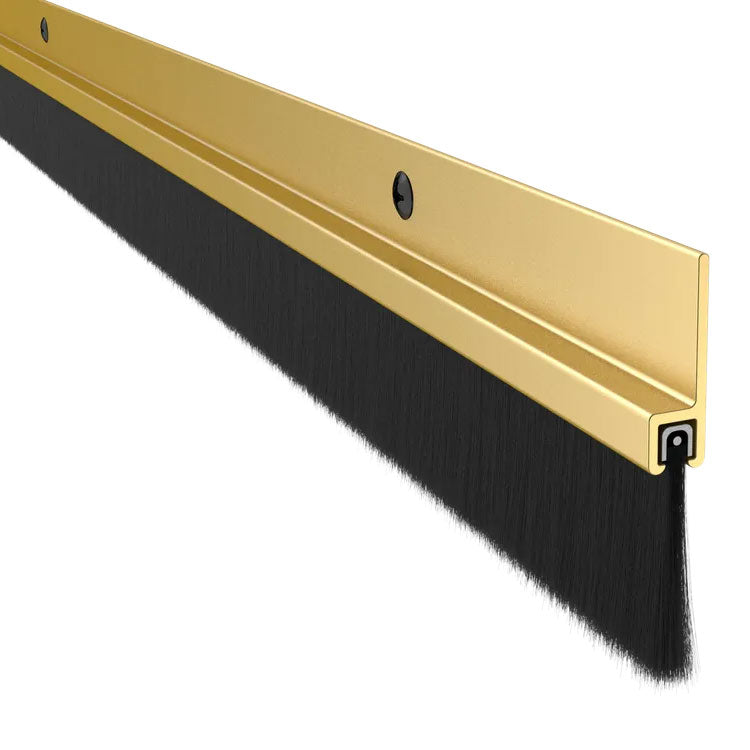 Pemko 18100_NB Door Bottom Sweep with Nylon Brush Insert