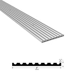 192 Floor Plate with Safety Tread - 4" Wide x 1/4" High