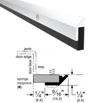 332CR Standard Perimeter Gasketing Weatherstrip with Sponge Neoprene Insert