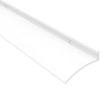 346WSP Overhead Rain Drip Guard, White Suede Powder Coat