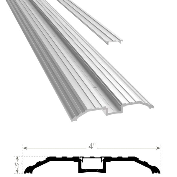 Pemko 650 Concealed Fastener Saddle Threshold - 4