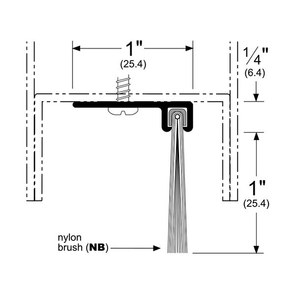Pemko 90100_NB Door Bottom Sweep