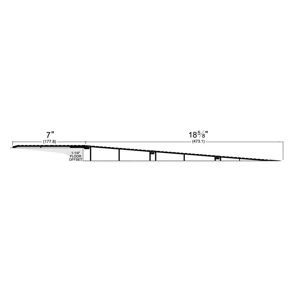 Pemko R1.25OS_ Modular Offset Ramp Threshold Assembly