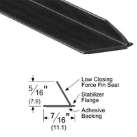 Pemko-S44BL-Adhesive-Backed-Fire-Smoke-Gasketing-Black
