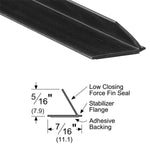 S44 Adhesive-Backed Fire/Smoke SiliconSeal Perimeter Gasketing