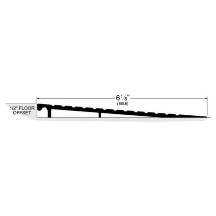 Pemko Threshold Ramp Pemko R.5F_ ADA Compliant Modular Ramp Flush Threshold Assembly