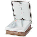 RHDG-4WT 36" x 36" Diamond Series Steel Roof Hatch, Ladder Access