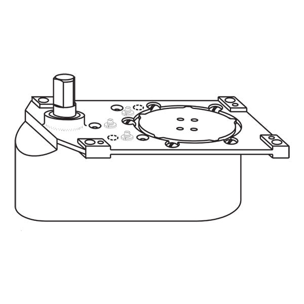 Rixson 27 Offset Hung Floor Closer Body