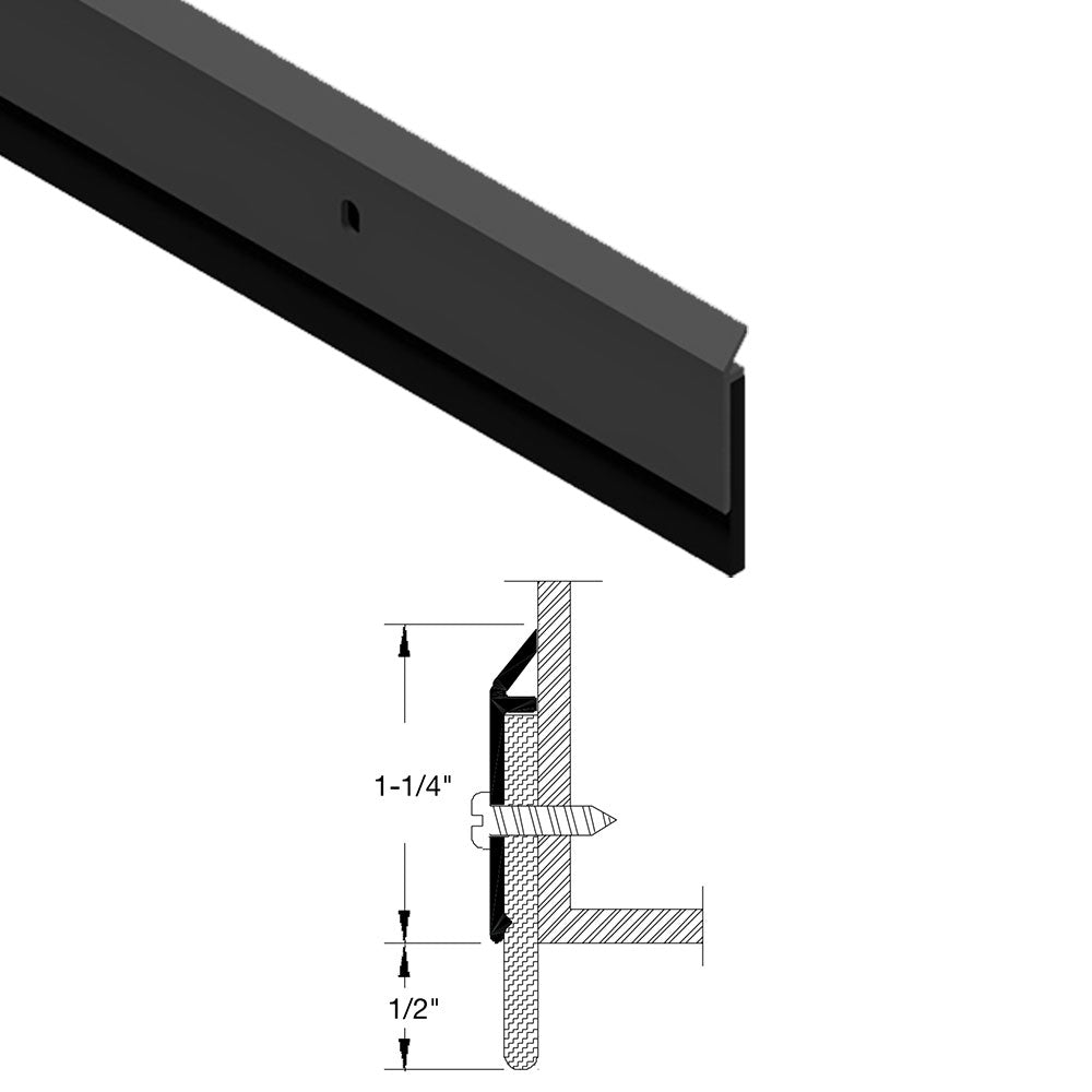 Reese 323 Door Sweep with Neoprene Seal