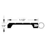 854 Hardware Compatible Perimeter Jamb Weatherstrip Set with Vinyl Insert