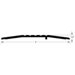 S404 Saddle Threshold - 4" Wide x 1/4" High