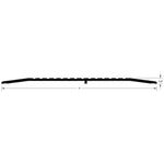 S407 Saddle Threshold - 7" Wide x 1/4" High