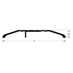 S424 Saddle Threshold - 4" Wide x 1/2" High