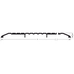 S428 Saddle Threshold - 8" Wide x 1/2" High