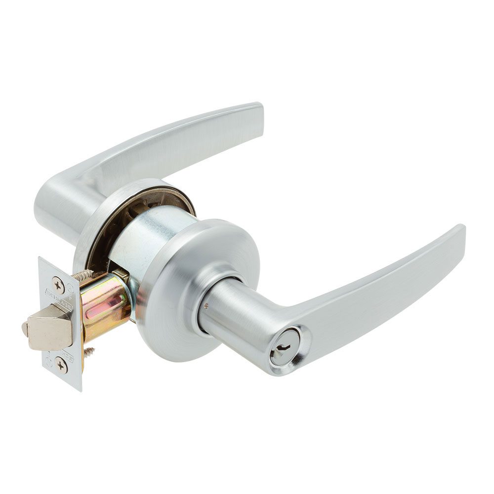 Schlage S80PD JUP Tubular Storeroom Lock, Jupiter Lever
