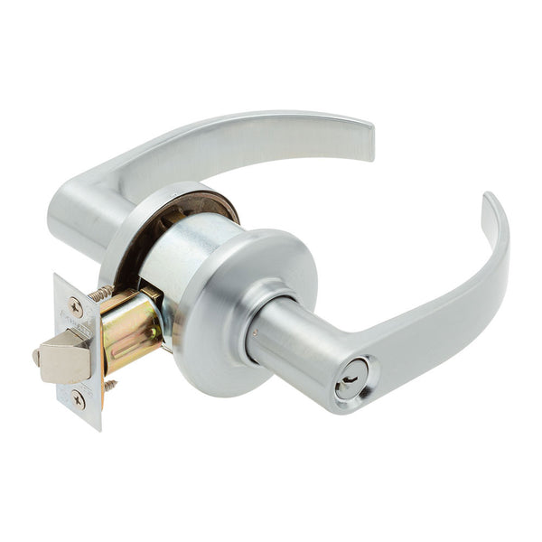 Schlage S51PD NEP Tubular Entrance Lock, Neptune Lever