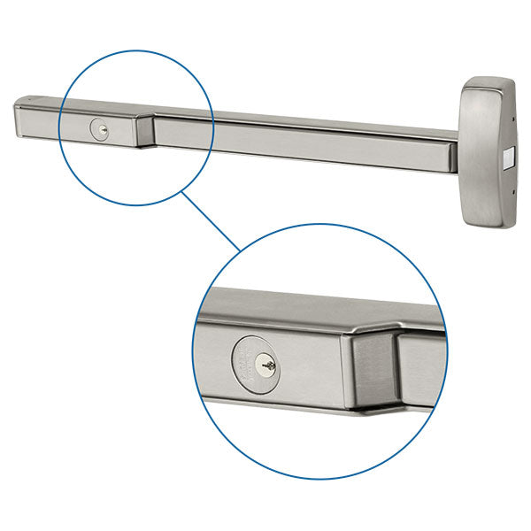 One Exit Rim Divice Sargent 16-PE8888 Grade-1 Panic Rim Exit Device with Cylinder Dogging