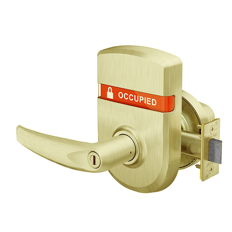 Schlage ND40S ATH (Athens) Privacy Lever Lock with OS-OCC Indicator