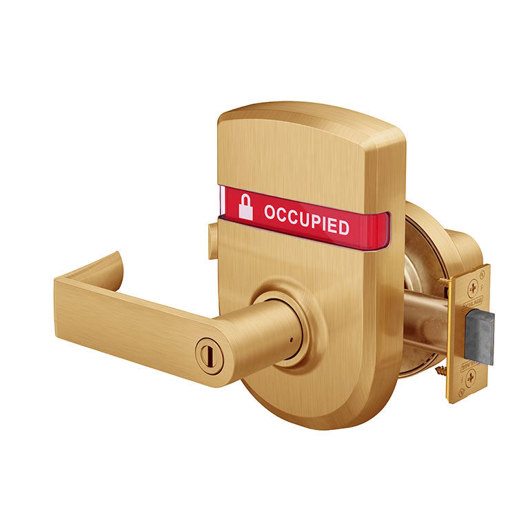 Schlage ND40S RHO (Rhodes) Privacy Lever Lock with OS-OCC Indicator