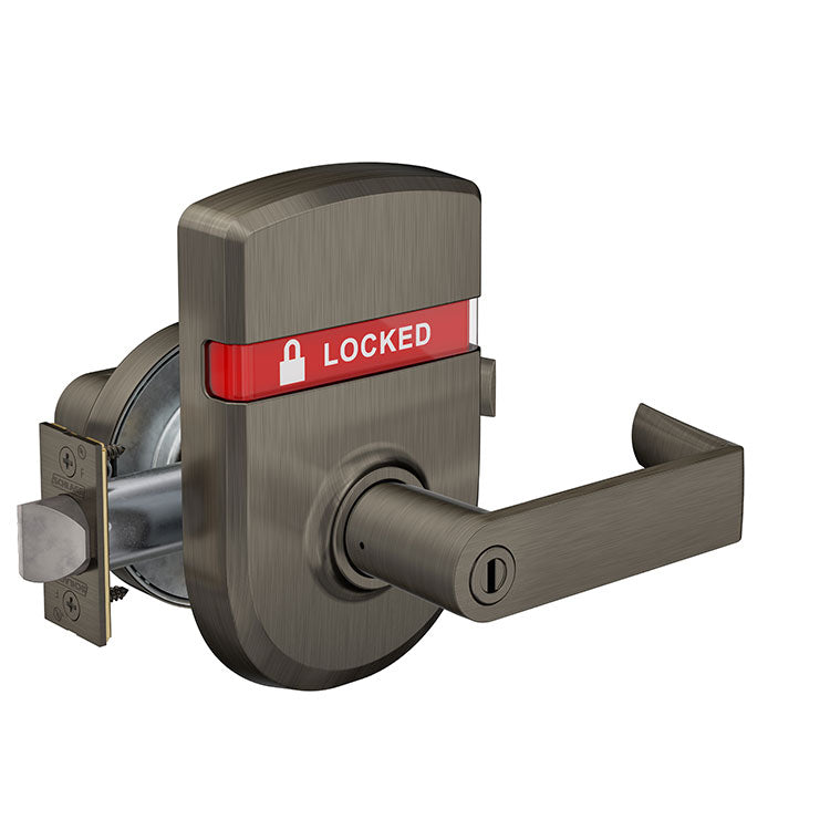 Schlage ND40S RHO (Rhodes) Privacy Lever Lock with OS-LOC Indicator
